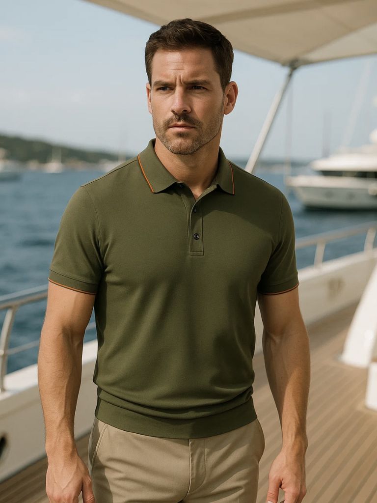 Noble Knit Polo Shirt - Vailor & Veil