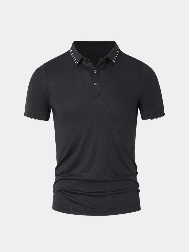 Obsidian Trim Polo - Vailor & Veil