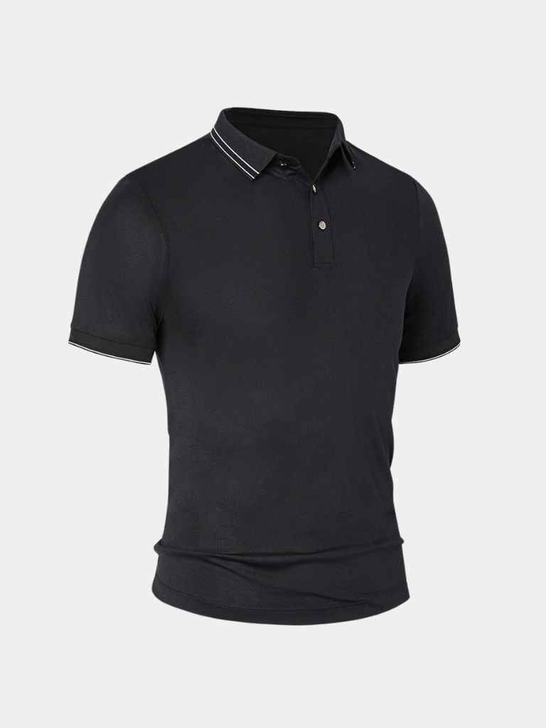 Obsidian Trim Polo - Vailor & Veil