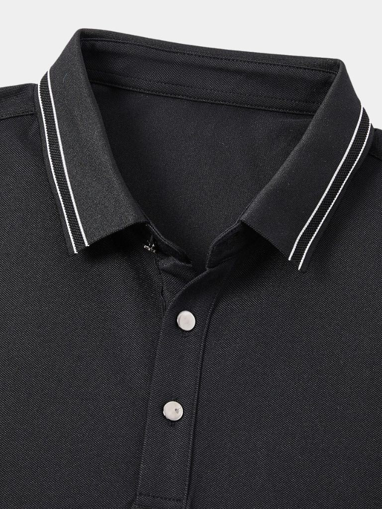 Obsidian Trim Polo - Vailor & Veil