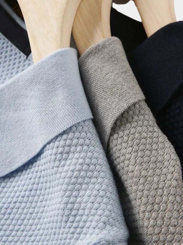 Old Money Cotton Polo Shirt - Vailor & Veil