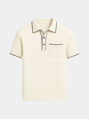Old Money Knit Polo Shirt - Vailor & Veil