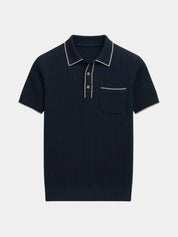 Old Money Knit Polo Shirt - Vailor & Veil
