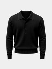 Old Money Knit Polo Pullover - Vailor & Veil