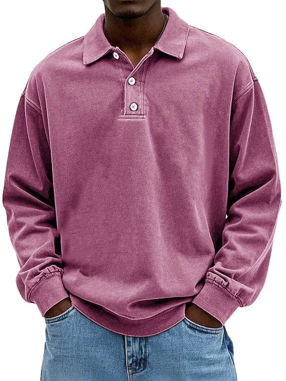 Matthew Premium Long-Sleeve Polo