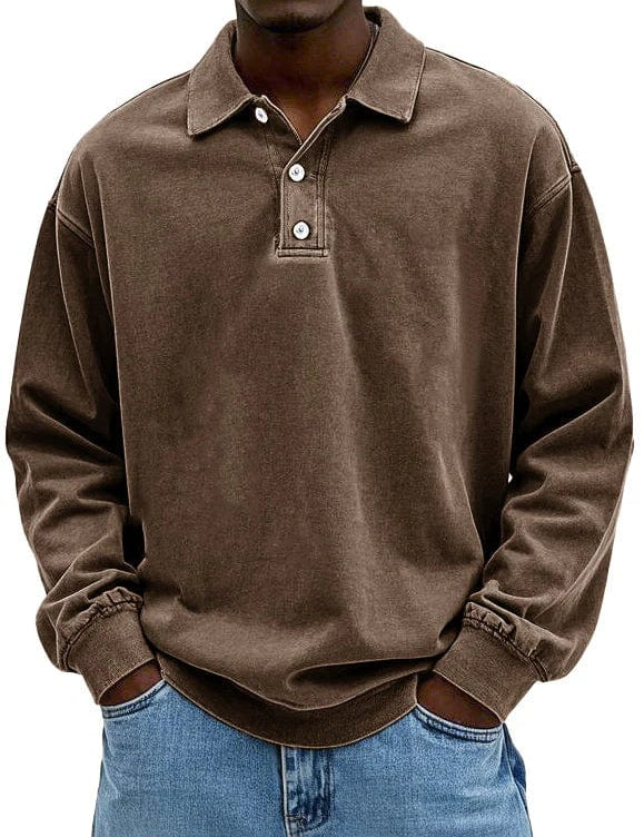 Matthew Premium Long-Sleeve Polo