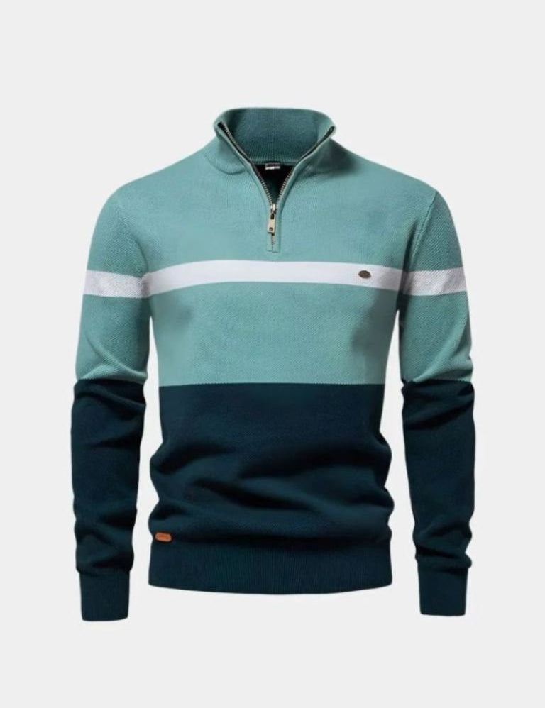 Quarter-Zip Jumper Sweater - Vailor & Veil