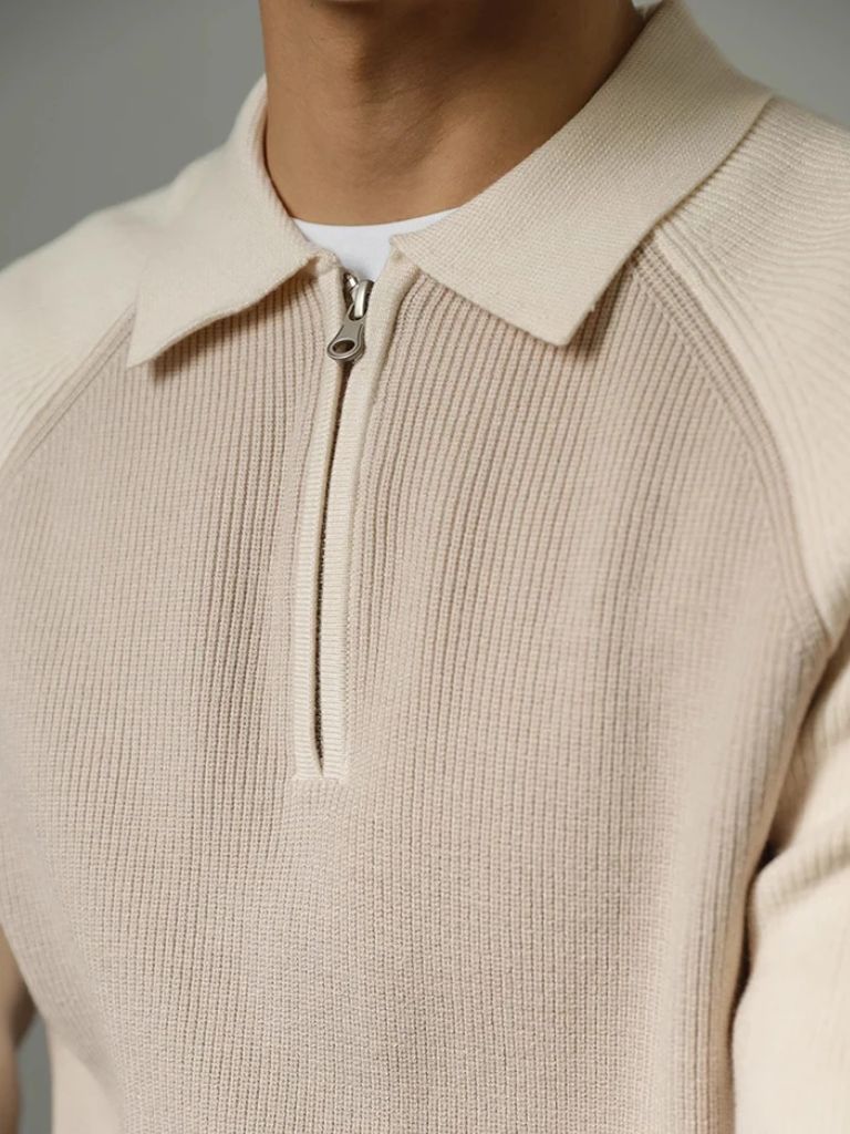 Raglan Quarter Zip Sweater - Vailor & Veil