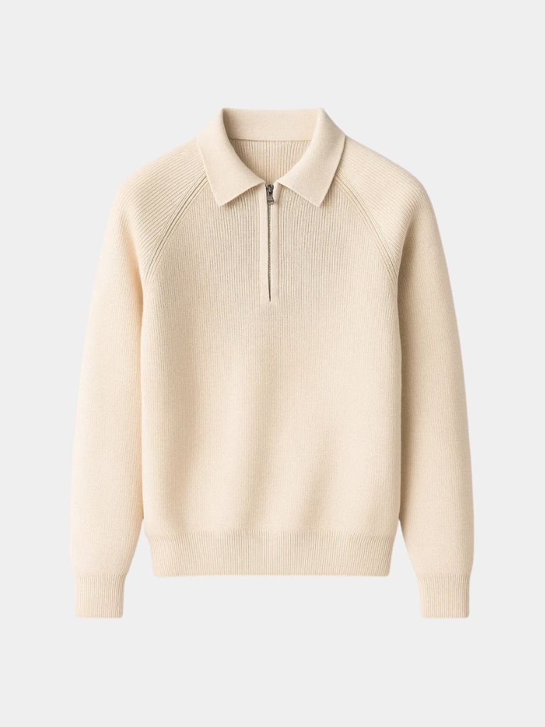 Raglan Quarter Zip Sweater - Vailor & Veil