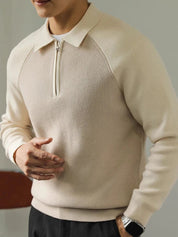 Raglan Quarter Zip Sweater - Vailor & Veil