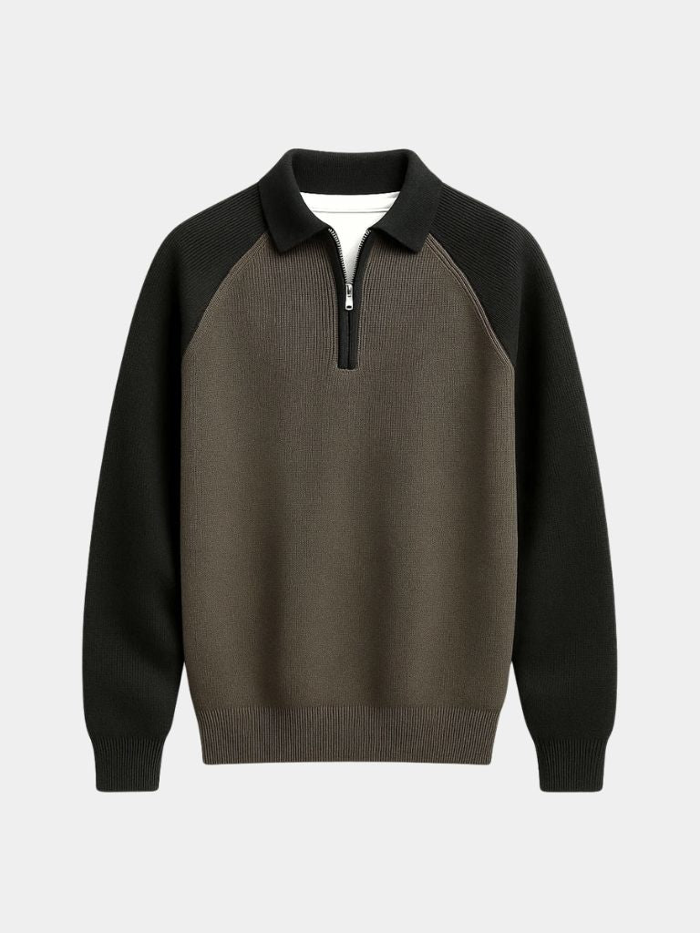 Raglan Quarter Zip Sweater - Vailor & Veil
