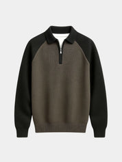 Raglan Quarter Zip Sweater - Vailor & Veil