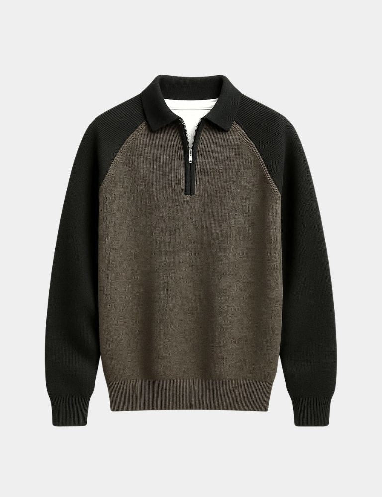 Raglan Quarter Zip Sweater - Vailor & Veil