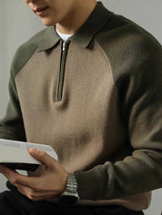 Raglan Quarter Zip Sweater - Vailor & Veil