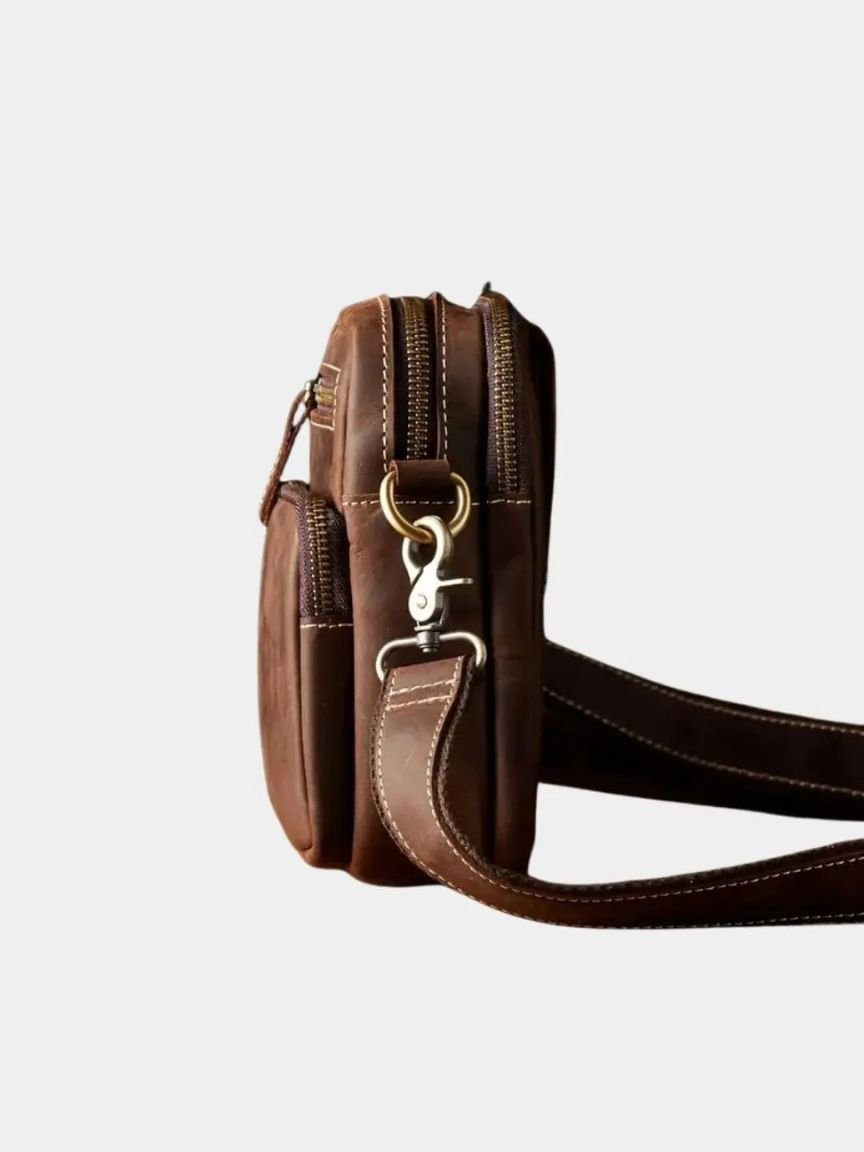 Retro Leather Men's Shoulder Bag - Vailor & Veil