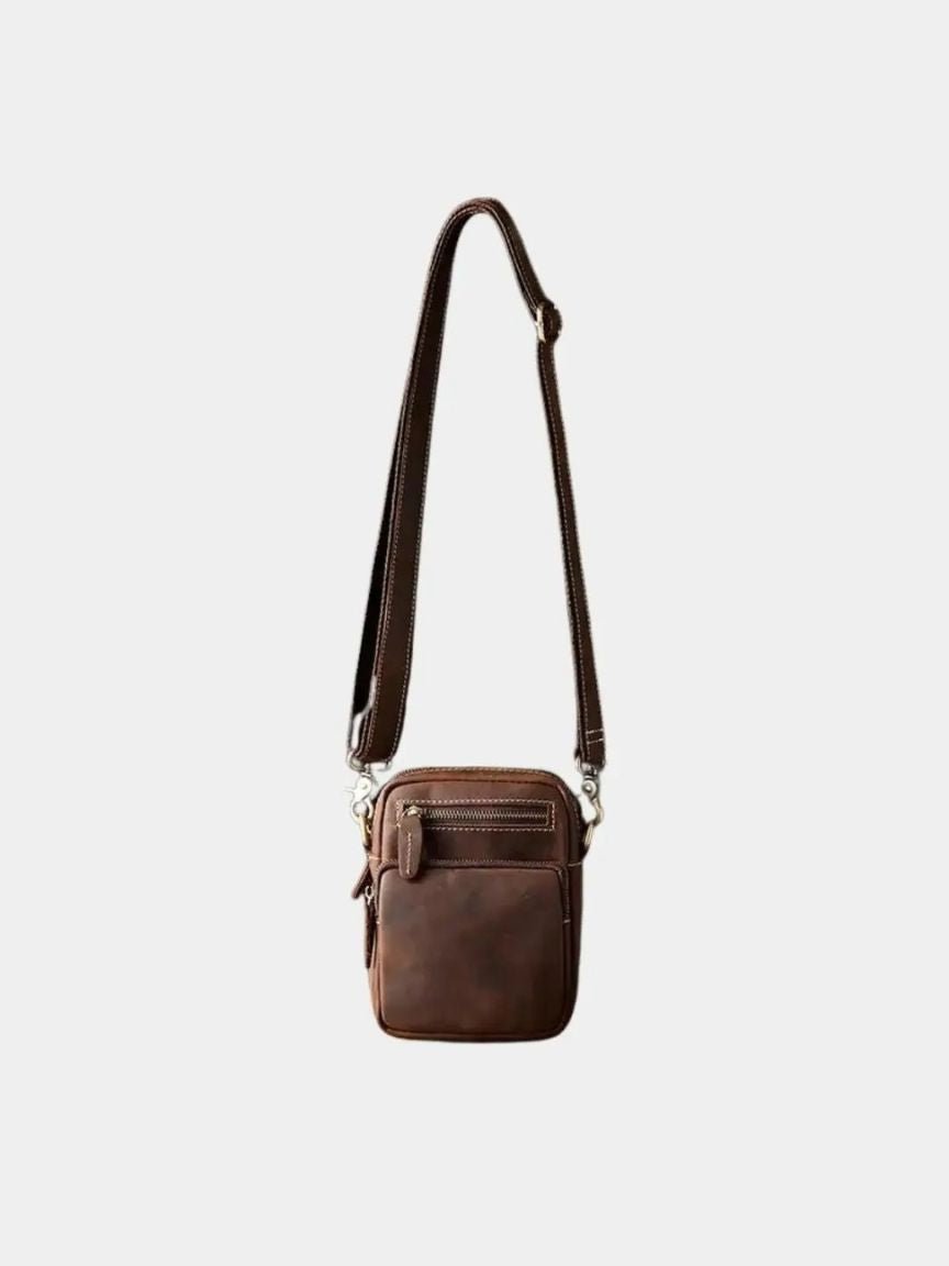 Retro Leather Men's Shoulder Bag - Vailor & Veil
