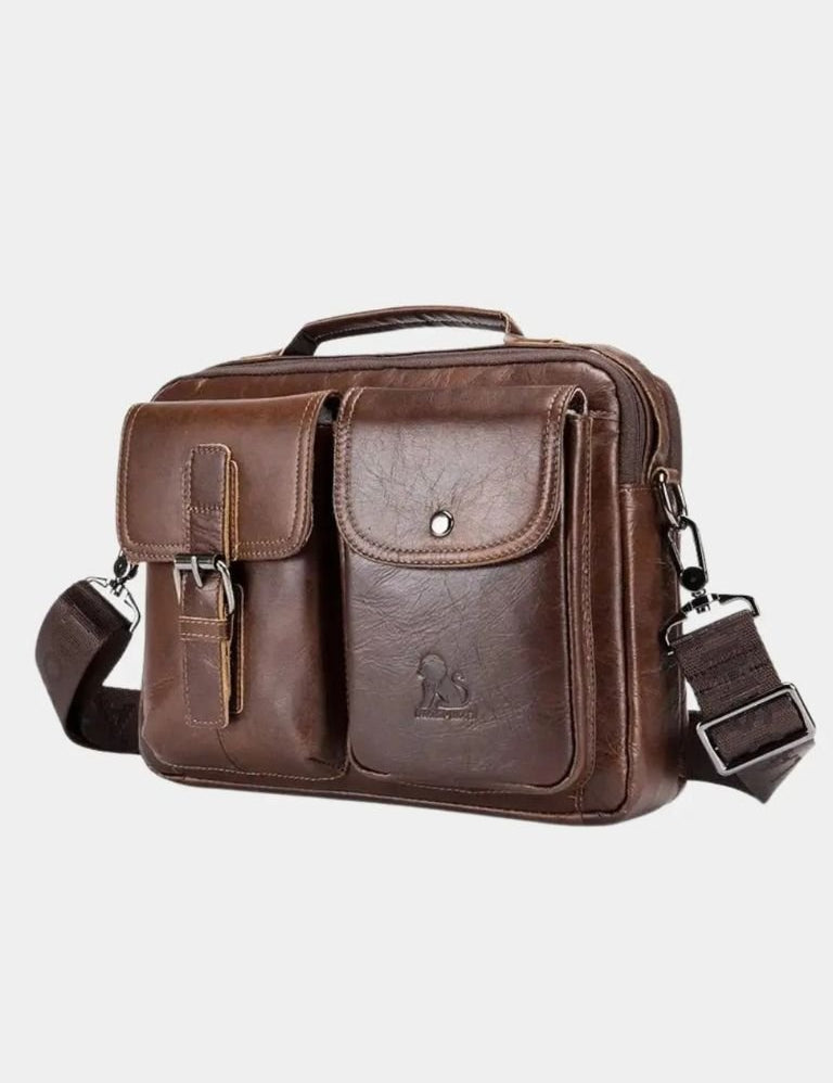 Retro Leather Square Shoulder Bag - Vailor & Veil