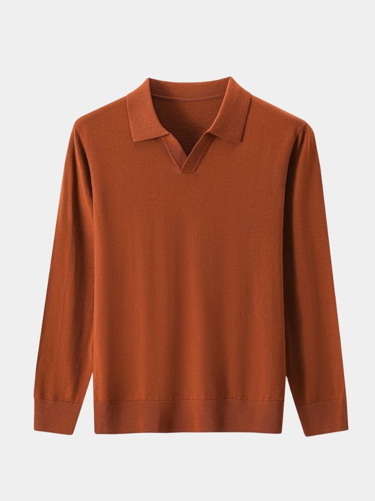 Royal Comfort Long Sleeve Polo - Vailor & Veil