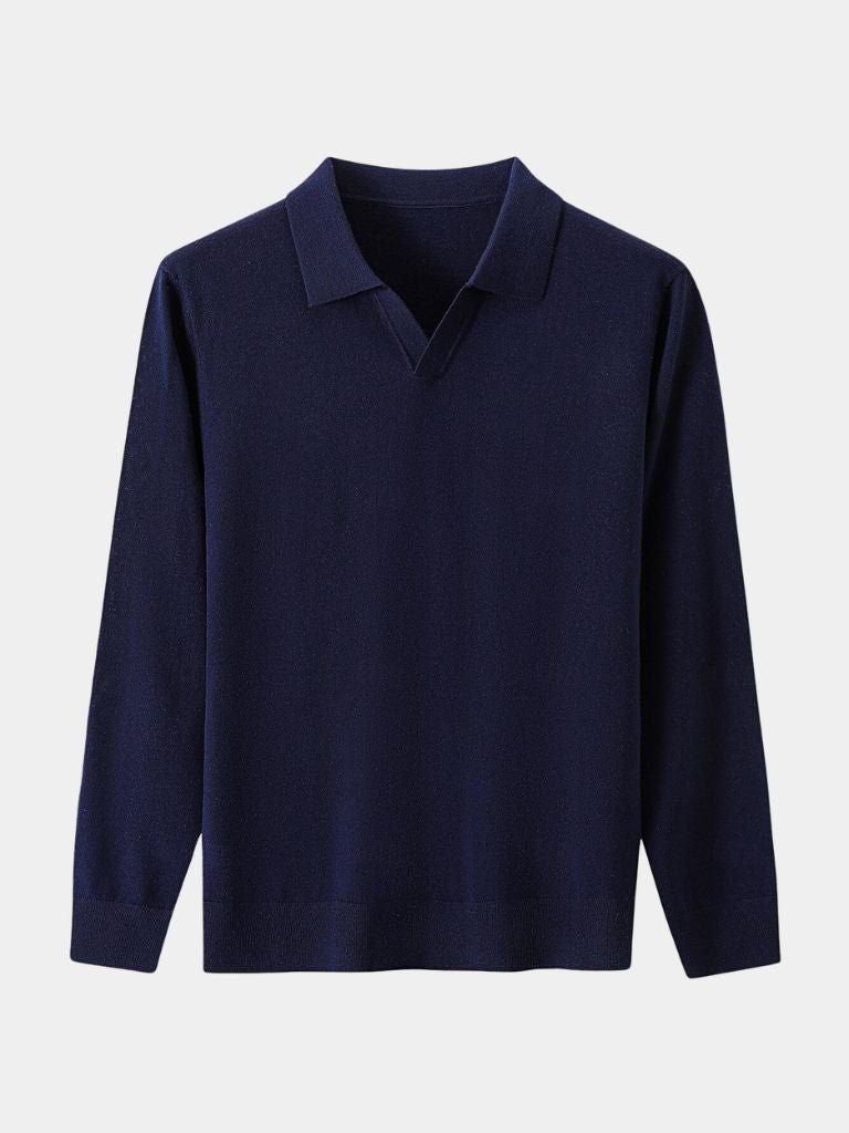 Royal Comfort Long Sleeve Polo - Vailor & Veil