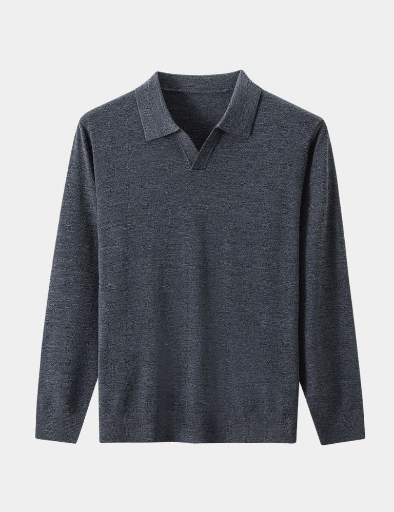 Royal Comfort Long Sleeve Polo - Vailor & Veil