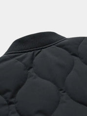 Sherpa Sleeves Padded Bomber Jacket - Vailor & Veil