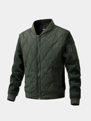 Sherpa Sleeves Padded Bomber Jacket - Vailor & Veil