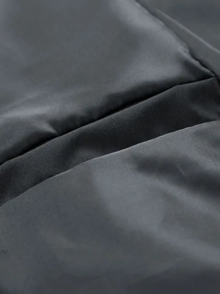 Sherpa Sleeves Padded Bomber Jacket - Vailor & Veil