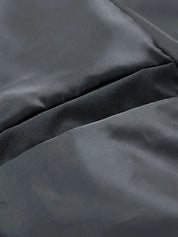 Sherpa Sleeves Padded Bomber Jacket - Vailor & Veil