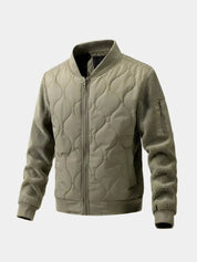 Sherpa Sleeves Padded Bomber Jacket - Vailor & Veil