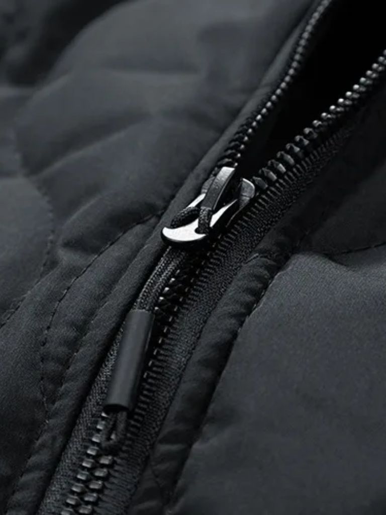 Sherpa Sleeves Padded Bomber Jacket - Vailor & Veil