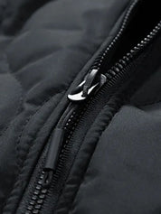 Sherpa Sleeves Padded Bomber Jacket - Vailor & Veil