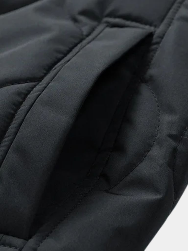 Sherpa Sleeves Padded Bomber Jacket - Vailor & Veil