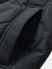 Sherpa Sleeves Padded Bomber Jacket - Vailor & Veil