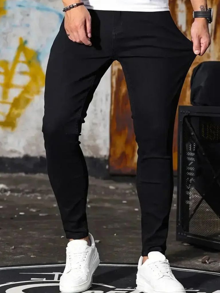 Stretchy Skinny Denim Jeans Trousers - Vailor & Veil