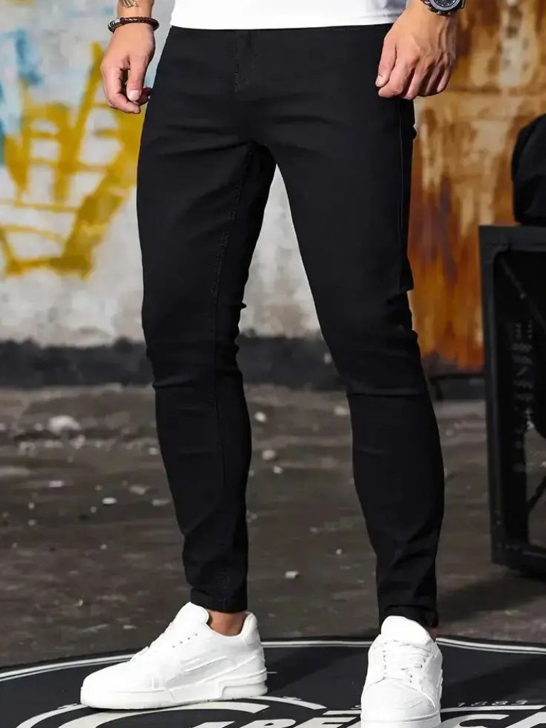 Stretchy Skinny Denim Jeans Trousers - Vailor & Veil