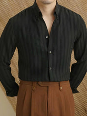 Striped Button Down Seersucker Shirt - Vailor & Veil