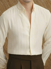 Striped Button Down Seersucker Shirt - Vailor & Veil