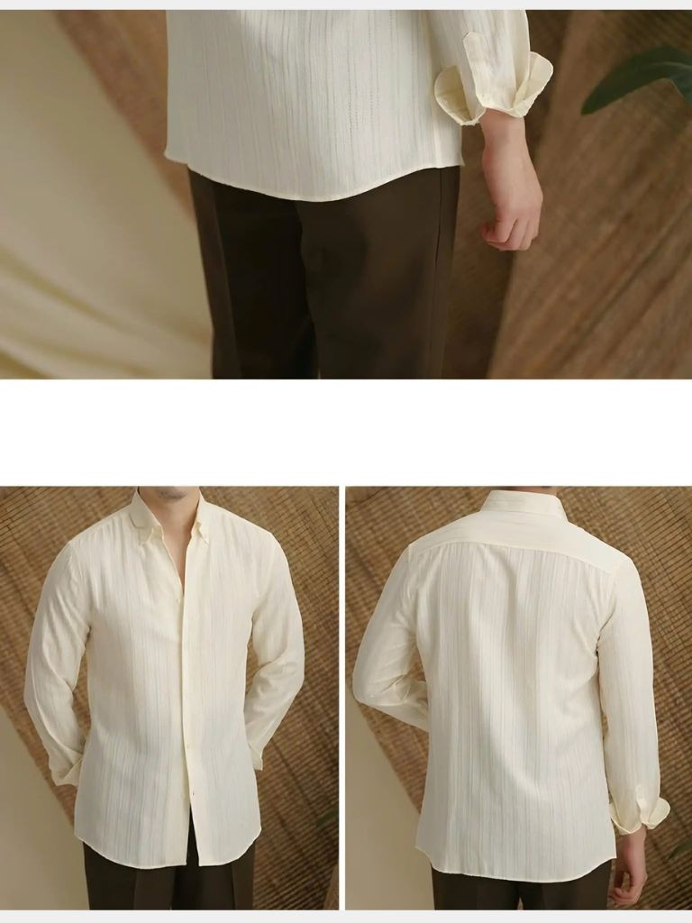 Striped Button Down Seersucker Shirt - Vailor & Veil