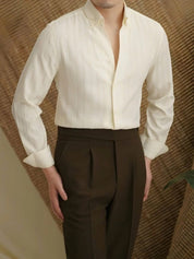 Striped Button Down Seersucker Shirt - Vailor & Veil