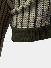 Striped Knit Polo Shirt - Vailor & Veil