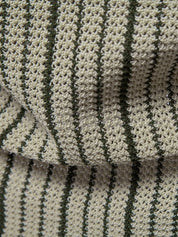 Striped Knit Polo Shirt - Vailor & Veil