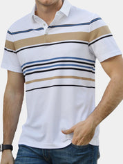 Sunset Stripe Polo – Vailor & Veil