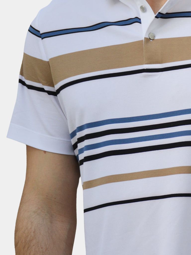 Sunset Stripe Polo – Vailor & Veil