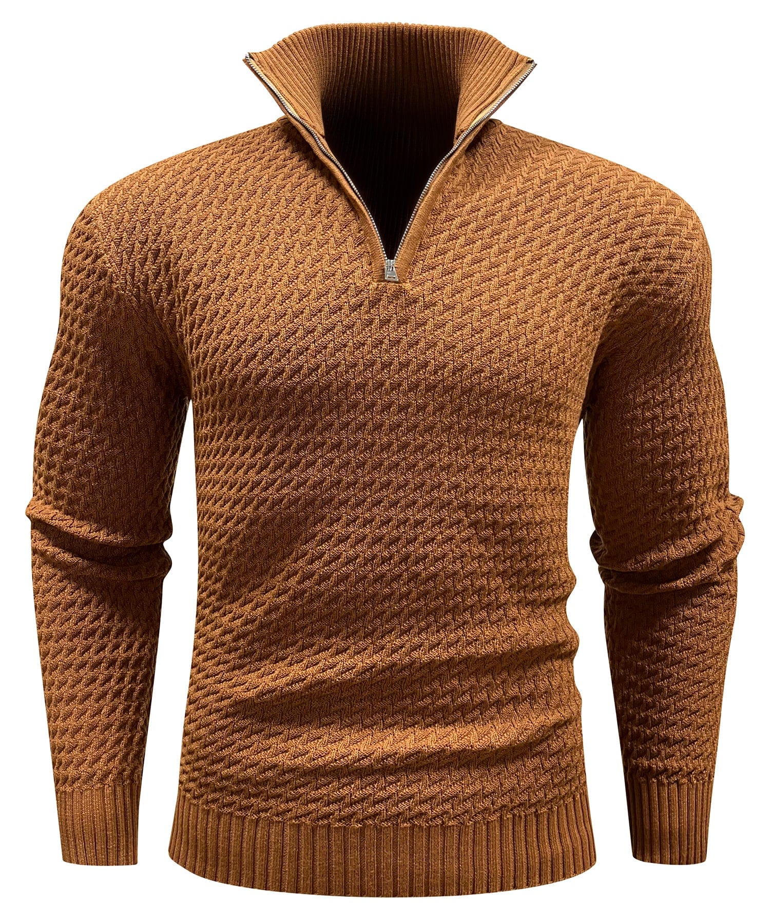 Premium Men's Turtleneck Quarter-Zip (5 Designs)
