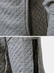 Textured Casual Bomber Jacket - Vailor & Veil