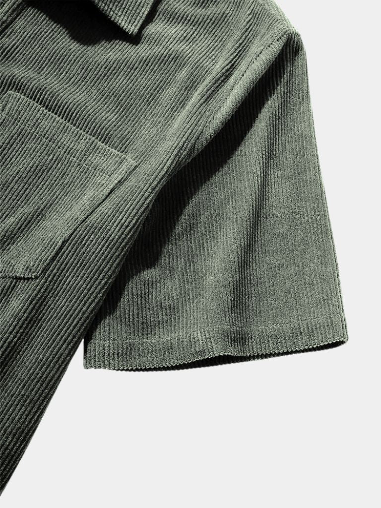 Textured Short Sleeve Shirt - Vailor & Veil