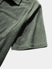 Textured Short Sleeve Shirt - Vailor & Veil