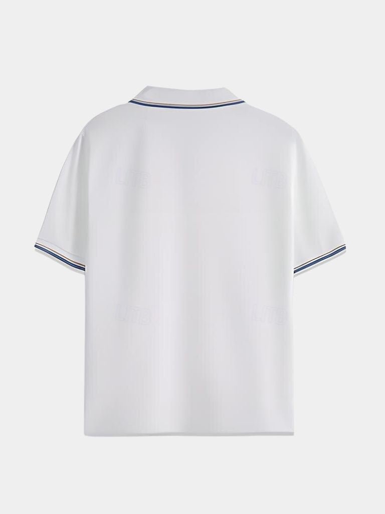 Timeless Black V-Neck Polo - Vailor & Veil