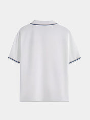 Timeless Black V-Neck Polo - Vailor & Veil