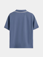 Timeless Black V-Neck Polo - Vailor & Veil